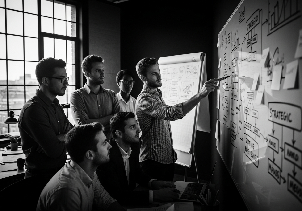 Creative agency team